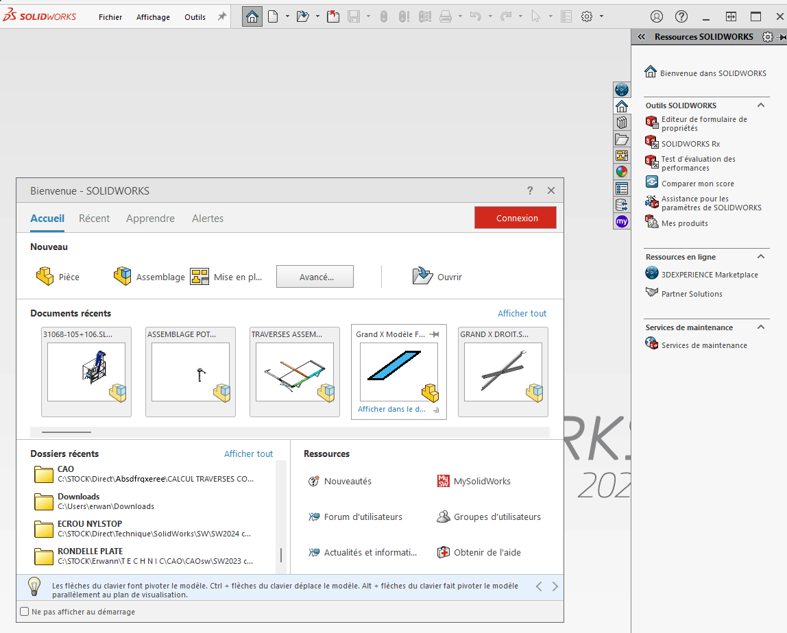 SolidWorks étude design conception mécanique machine levage Silo Pont roulant Potence élévateur hydraulique spéciale portuaire agroalimentaire automobile batiment industriel 